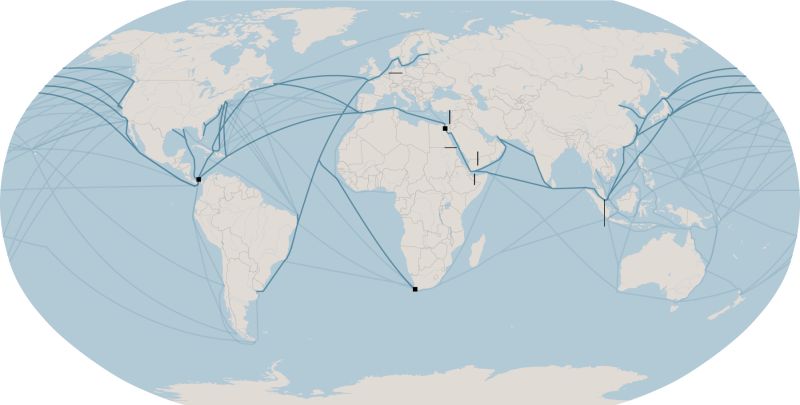 shipping through suez canal impacted - datasurfr