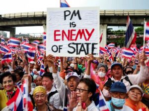 Protestors in Thailand Demand Resignation of Prime Minister Paetongtarn Shinawatra