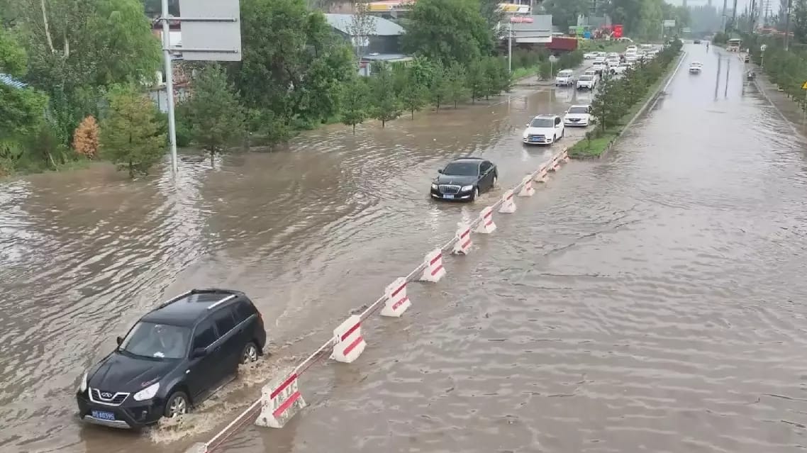 Heavy Rains Trigger Flooding in Parts of China