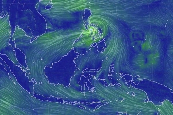 Tropical Storm Opong Approaches Philippines on 26 September