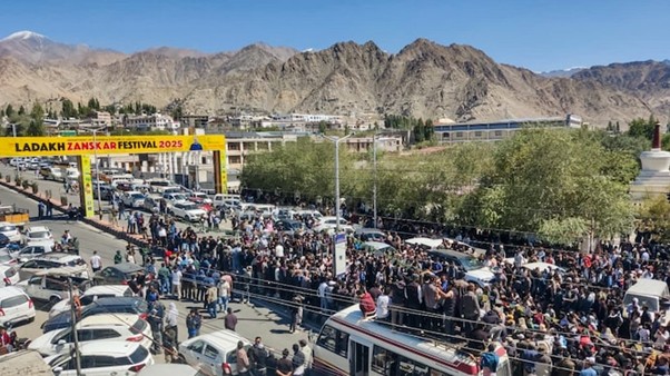 Ladakh Unrest: Protests, Curfew, and Rising Tensions in Leh