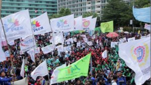 National Strike over Minimum Wage in Indonesia on13 October