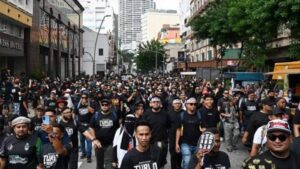 Anti-imperialist Youth Demonstrations in Kuala Lumpur on 26 October