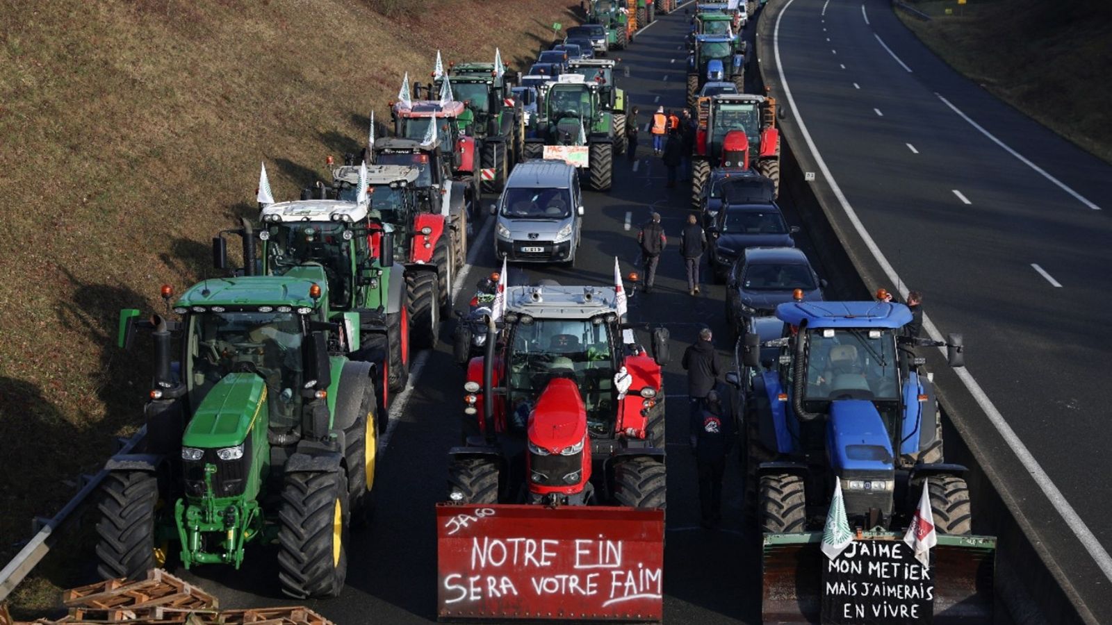 Farmers’ Motorway Blockades in France
