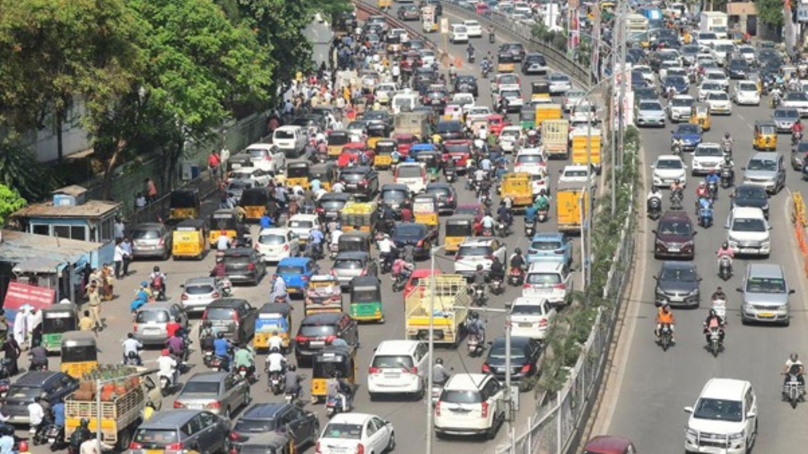 Sankranti Festival Traffic Congestion in Hyderabad