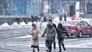 Ice Storm Warning Across Parts of China