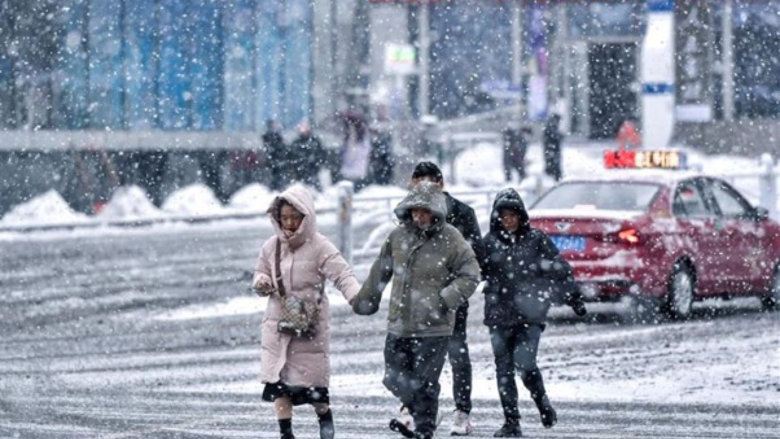 Ice Storm Warning Across Parts of China