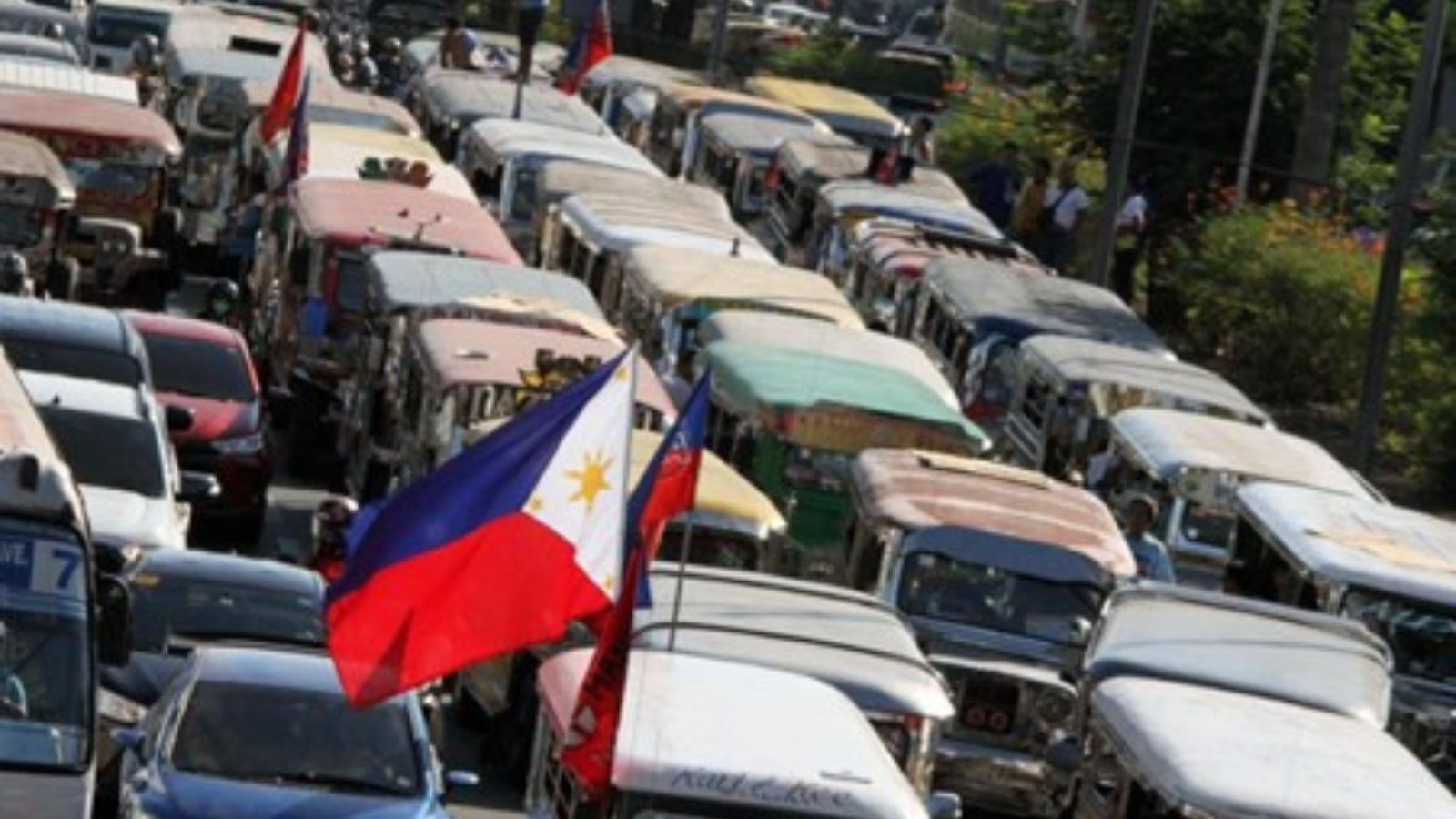 Transport Group Rally in Quezon City