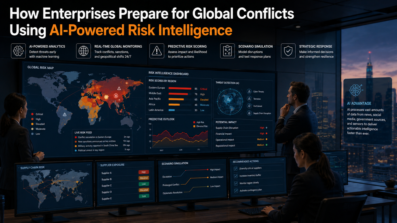 How Enterprises Prepare for Global Conflicts Using AI-Powered Risk Intelligence