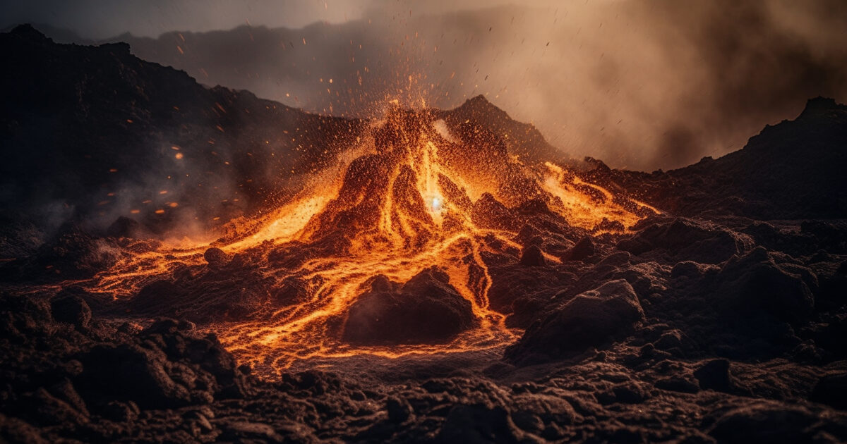 Volcanic eruption